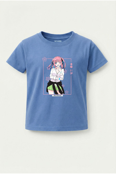 nirvoda Παιδικό μπλουζάκι Nino Nakano Μοναδικά Πέντε Αδελφάκια με τύπωμα Παιδ...