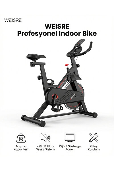 Weisre Kondisyon Bisikleti Spor Koşu Egzersiz Bisikleti Spin Bike Dikey Ev Bi...