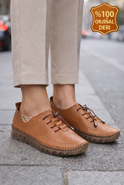 Peta Orthopedic Sole Genuine Leather Women's Shoes – Flexible and Lightweight