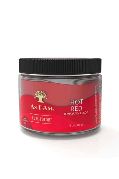 As I Am CURL COLOR HOT RED COLOR & CURLING GEL 6oz