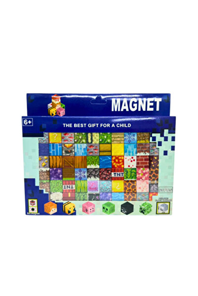 OEM Set Cuburi Magnetice Minecraft, 60 Bucati – Blocuri Magnetice