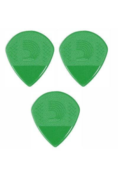 Daddario 3NPP7 Yeşil Kaymaz Gitar Penası 3 Adet Pena STD NYLPRO 1.4 MM