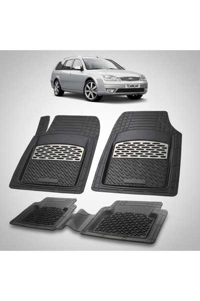 TEAMCAR Covorașe Combi compatibile cu Ford Mondeo Mk3 2000-2007 | Argintii