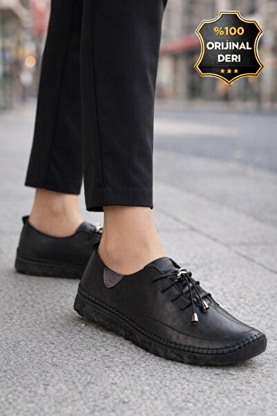 Peta Orthopedic Sole Genuine Leather Women's Shoes – Flexible and Lightweight