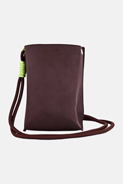 Muy Mucho Women Brand Logo Mini Cross Body Bag, Chocolate Brown