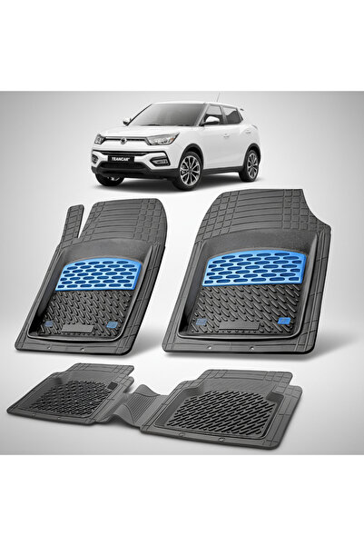 TEAMCAR Covorașe compatibile cu SsangYong Tivoli 2015-2023 | Albastru