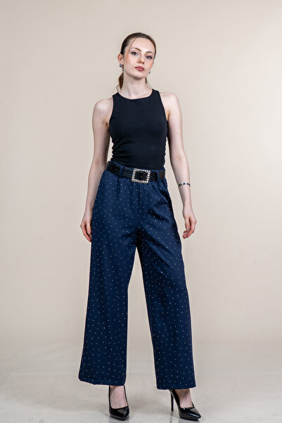 MissVina Παντελόνι από ύφασμα με ελαστική μέση, Ζώνη τεμάχια, 30255