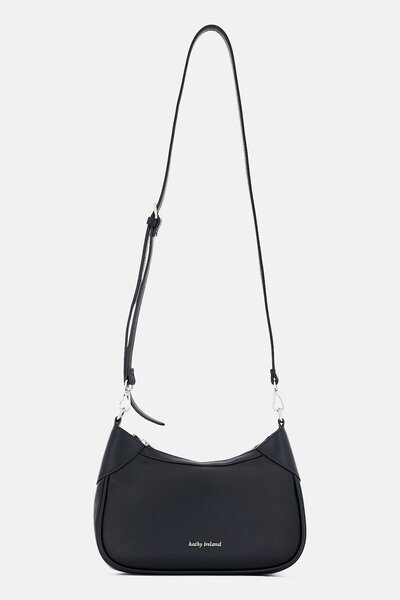 Kathy Ireland Women Brand Logo Cross Body Bag, Black