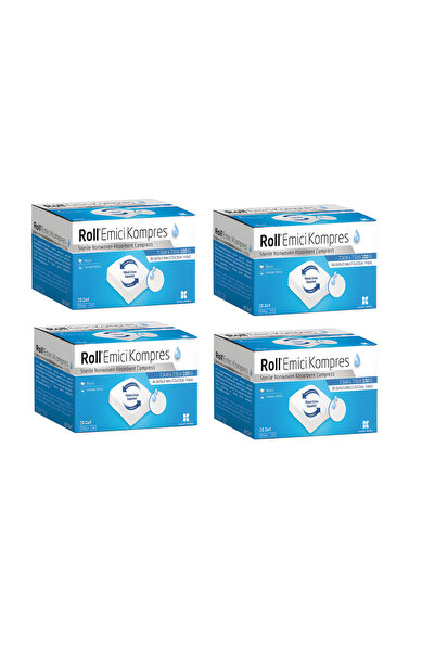 Roll Emici Steril Gaz Kompres Spanç 7,5cm x 7,5cm - 4 Kutu - 400 Adet