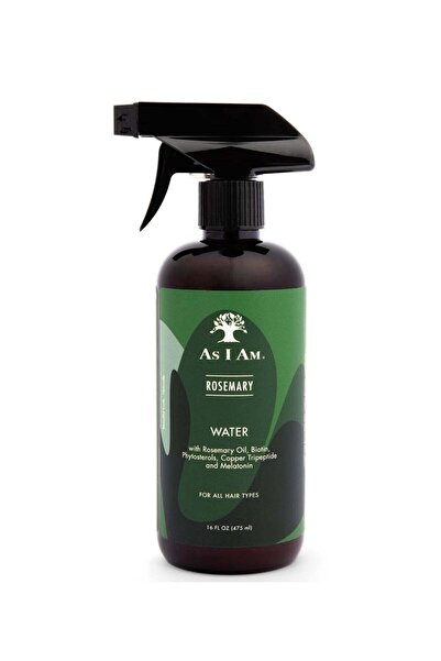 As I Am بخاخ ماء إكليل الجبل 16 أونصة - رذاذ مقوي لنمو الشعر بزيت إكليل الجبل...