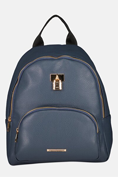 Alexis Bendel Women Brand Logo Backpack, Slate Blue