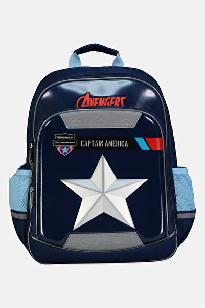 Marvel Kids Boy Avengers Backpack, Navy