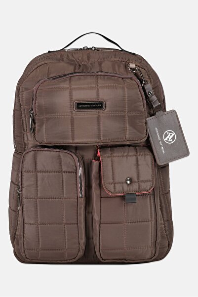 Adrienne Vittadini Women Quilted Backpack, Brown