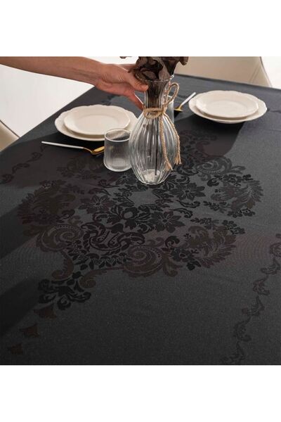 Çapa Home Waterproof Stain Resistant Jacquard Tablecloth 160X220Cm