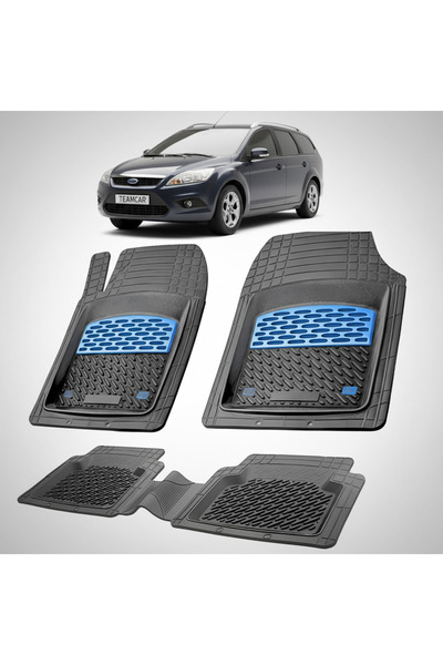 TEAMCAR Συμβατά πατάκια Ford Focus Mk2 2005-2011 | Μπλε