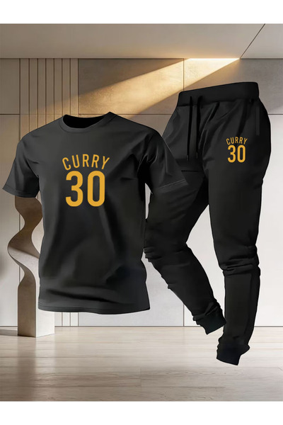 Rayan & Hoor Style Printed Sweatpants and T-Shirt - Jogger Pants T-Shirt Bott...