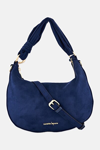 NANETTE LEPORE Women Brand Logo Handbag, Teal Blue