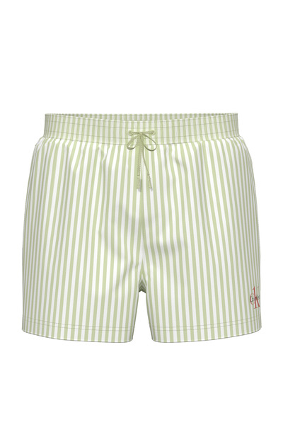 Calvin Klein Men's Short Waistband Drawstring Green Swim Shorts