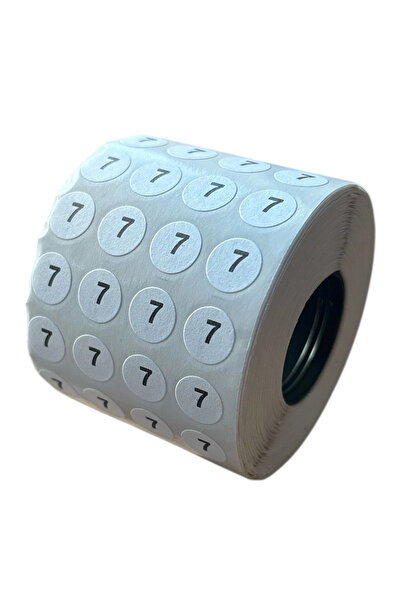 BİGÜMEX Etichetă adezivă 7NO pentru mărime (5000 BUC)