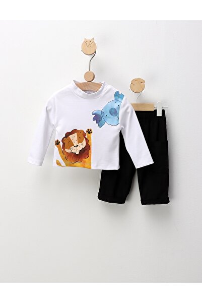 MiniKids Στολή λιονταριού και κοάλα, ασπρόμαυρη