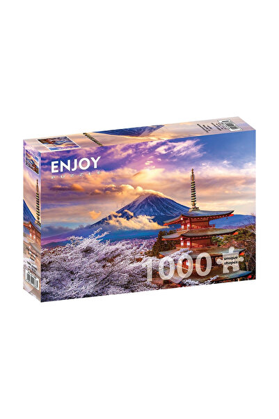 Enjoy Puzzle Пъзел от 1000 части Enjoy – Планината Фуджи през пролетта, Япония