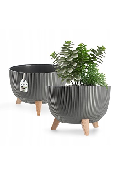 KADAX Ghiveci de flori, Jardinieră, Capac, Picioare, Inserție, Suport pentru ...