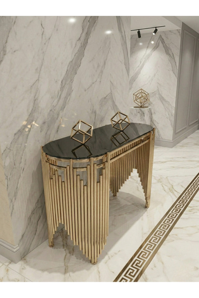 lowena home Ultra Lak Gold Kaplama Dresuar 90cm