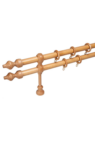 KLEIDECO galerie lemn 28 mm FILIGRANO, dubla, fag ,380 cm