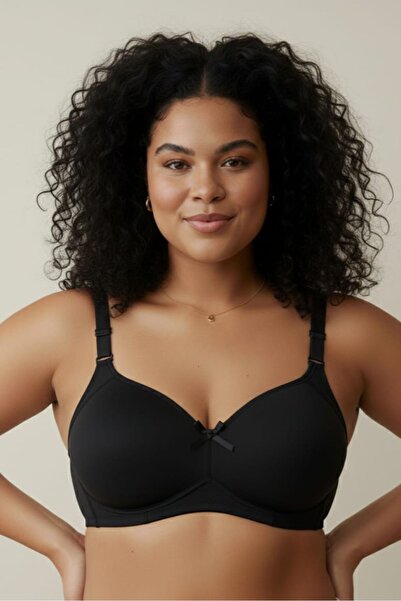 Brashop Μαύρο Σουτιέν Συγκράτησης Στήθους Κορυφαίας Ποιότητας C με Ενίσχυση, ...
