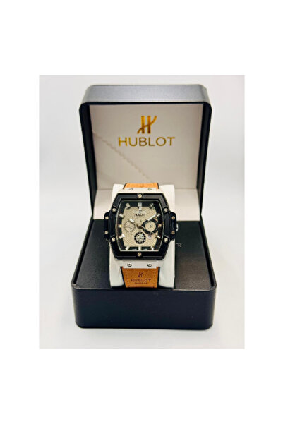 LAOBANX ساعة كرونوغراف رجالية – تصميم فاخر من الفولاذ المقاوم للصدأ مع سوار أبيض