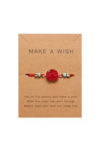 EFAYN.RO Women's bracelet, string, adjustable, make a wish model, round acces...