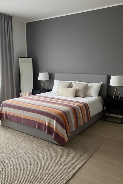 Lorvian Noletti Cotton Lu Striped Single Blanket