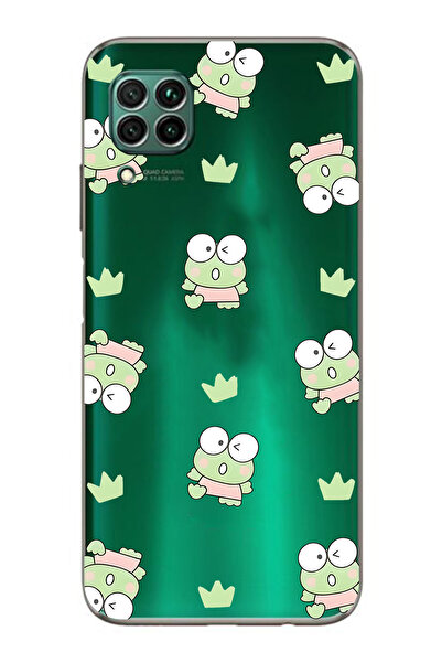 FLAMENKO حافظة هاتف هواوي بي 40 لايت متوافقة مع فراج منقوش شفافة