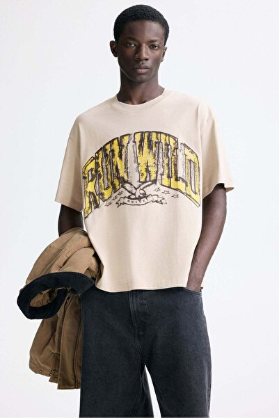H&M Loose Fit Printed T-shirt