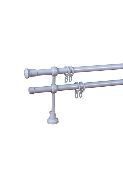 KLEIDECO Galerie 19/19 mm AUSTRALIA dubla, alb, 120 cm, capete MELBOURNE