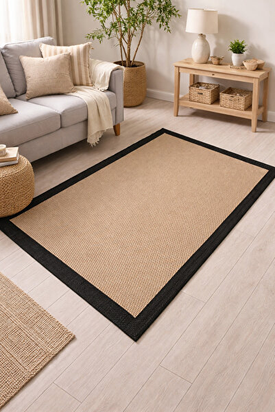 TALYA HALI Acar Home Jüt Sisal Kolay Temizlenir Yıkanabilir Silinebilir Halı