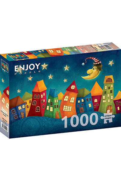 Enjoy Puzzle Puzzle 1000 piese Enjoy – Fantasy Colorful Houses