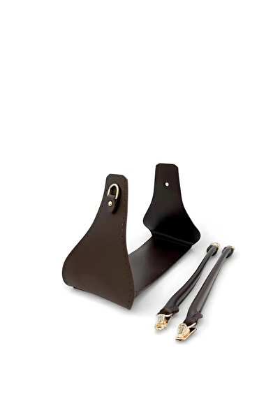 Atölye MaDe Κιτ Τσάντας Lady - Καφέ - Κιτ Πλεξίματος από Τεχνητό Δέρμα