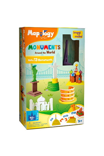 Imagimake Puzzle 3D Monumente, 100 piese