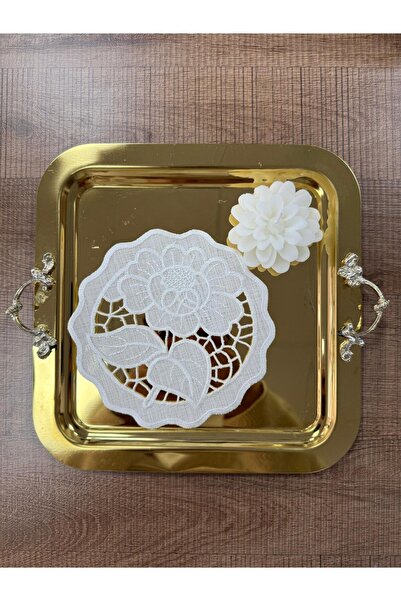 ZERNURA ÇEYİZ Kesme Delik İşi Kokteyl Peçetesi