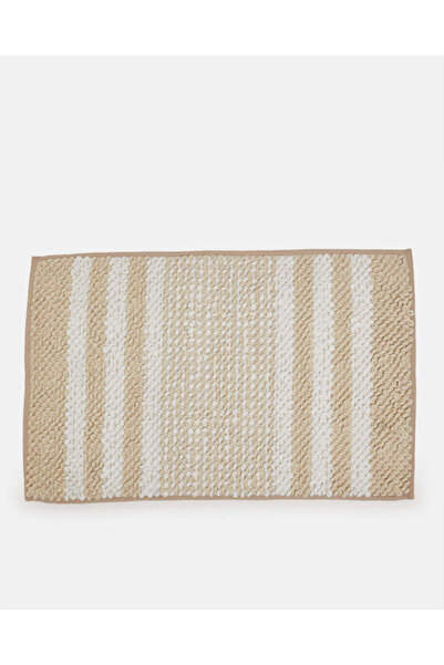 REDTAG Beige Chenille Bathmat