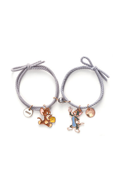 EFAYN.RO Set of magnetic bracelets, string type, Jerry and Tom figurine penda...