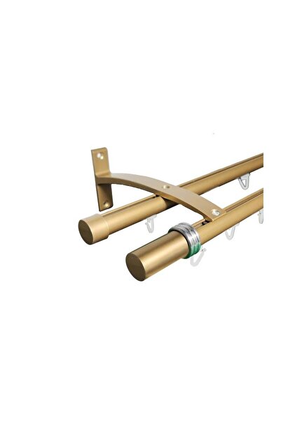 KLEIDECO 19 χιλ. IBIZA προφίλ αλουμινίου με διπλό κανάλι, σκούρο χρυσό, 240 ε...