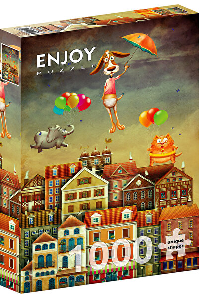 Enjoy Puzzle Пъзел от 1000 части Enjoy – Над града