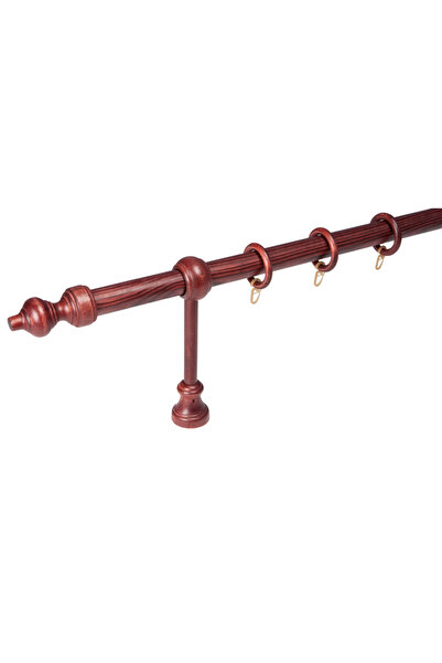 KLEIDECO galerie lemn 28 mm FILIGRANO, simpla, mahon ,400 cm