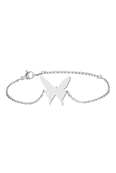 EFAYN.RO Women's bracelet, delicate butterfly pattern, butterfly pendant, adj...