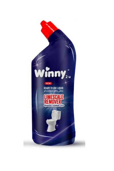 winny مزيل الترسبات الكلسية 750 مل - سائل تنظيف قوي للحمامات والمراحيض لإزالة...