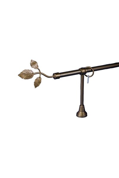 KLEIDECO galerie plastic 16 mm PORTO simpla, auriu-antic, 240 cm, capete NOKIA