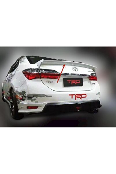 Universal TOYOTA COROLLA 2013-2019 ASTARLI ABART ANATOMİK SPOİLER