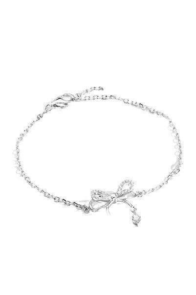 EFAYN.RO Bratara dama, model cu pandantiv fundita delicata, reglabila, argint...